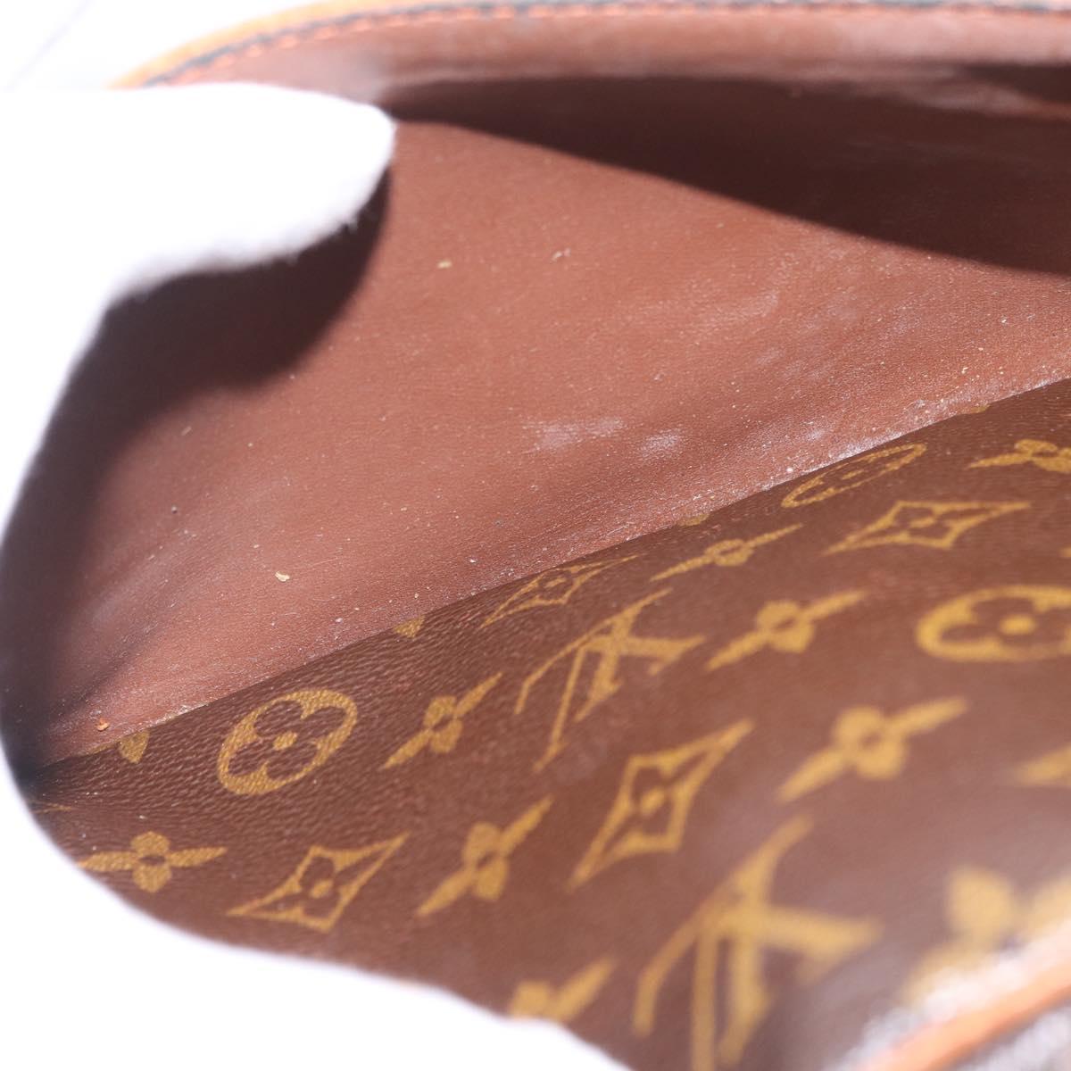 LOUIS VUITTON Monogram Compiegne 28 Clutch Bag M51845 LV Auth