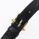 CELINE Shoulder Bag Leather Black Gold Auth ep16020A-12
