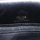 CELINE Shoulder Bag Leather Black Gold Auth ep16020A-24