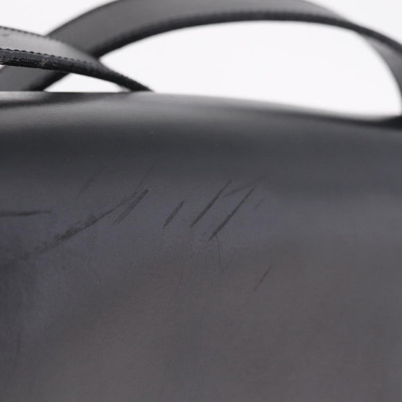 CELINE Shoulder Bag Leather Black Gold Auth ep16020A