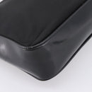 GUCCI Bamboo Hand Bag Nylon Black Silver 000 2040 0538 Auth ep16022-13