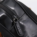 GUCCI Bamboo Hand Bag Nylon Black Silver 000 2040 0538 Auth ep16022-14