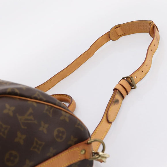 LOUIS VUITTON Monogram Keepall Bandouliere 55 Boston Bag M41414 LV Auth ep16028