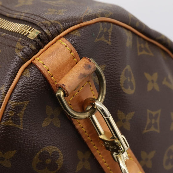 LOUIS VUITTON Monogram Keepall Bandouliere 55 Boston Bag M41414 LV Auth ep16028
