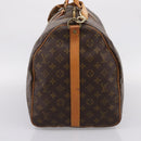 LOUIS VUITTON Monogram Keepall Bandouliere 55 Boston Bag M41414 LV Auth ep16028-4