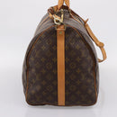 LOUIS VUITTON Monogram Keepall Bandouliere 55 Boston Bag M41414 LV Auth ep16028-5