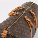 LOUIS VUITTON Monogram Keepall Bandouliere 55 Boston Bag M41414 LV Auth ep16028-6