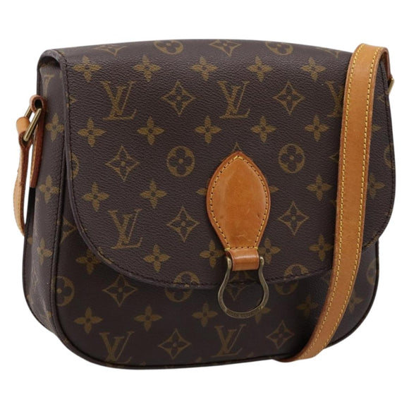 LOUIS VUITTON Monogram Saint Cloud GM Shoulder Bag M51242 LV Auth ep16034
