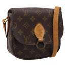LOUIS VUITTON Monogram Saint Cloud PM Shoulder Bag M51244 LV Auth ep16035-1