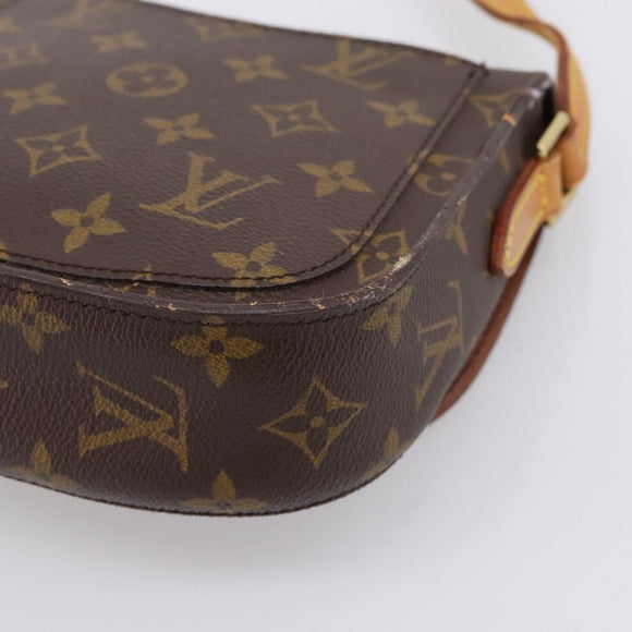 LOUIS VUITTON Monogram Saint Cloud PM Shoulder Bag M51244 LV Auth ep16035