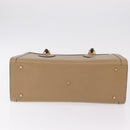 GUCCI Bamboo Hand Bag Leather Beige Gold 002 1186 0260 Auth ep16036-14