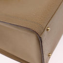 GUCCI Bamboo Hand Bag Leather Beige Gold 002 1186 0260 Auth ep16036-17