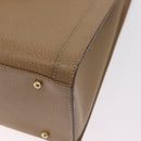 GUCCI Bamboo Hand Bag Leather Beige Gold 002 1186 0260 Auth ep16036-18