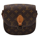 LOUIS VUITTON Monogram Saint Cloud PM Shoulder Bag M51244 LV Auth ep16039-2