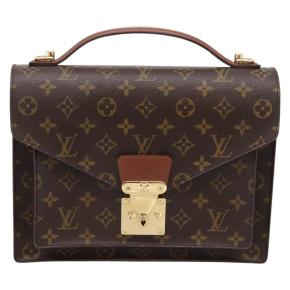 LOUIS VUITTON Monogram Monceau 28 Hand Bag M51185 LV Auth ep16040A