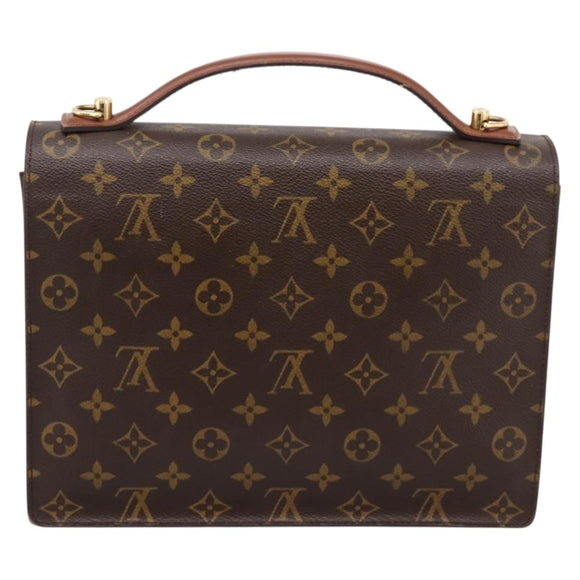 LOUIS VUITTON Monogram Monceau 28 Hand Bag M51185 LV Auth ep16040A