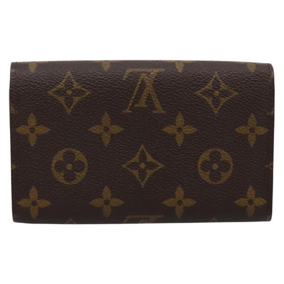 LOUIS VUITTON Monogram Porte Monnaie Billets Tresor Wallet M61730 Auth ep16045A