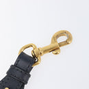 Christian Dior Trotter Canvas Strap 36.6"" Navy Gold Silver Auth ep16047-8