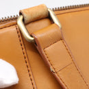 BURBERRY Hand Bag Leather Brown Gold Auth ep16062-11