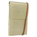 LOUIS VUITTON Monogram Vernis Walker Wallet Gris M91031 LV Auth ep16063-1