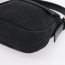 FENDI Mamma Baguette Shoulder Bag Cotton Jersey Black Silver 26424 Auth ep16064A-9