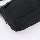 FENDI Mamma Baguette Shoulder Bag Cotton Jersey Black Silver 26424 Auth ep16064A-14
