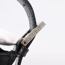 FENDI Mamma Baguette Shoulder Bag Cotton Jersey Black Silver 26424 Auth ep16064A-17