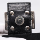 FENDI Mamma Baguette Shoulder Bag Cotton Jersey Black Silver 26424 Auth ep16064A-10