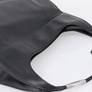 GUCCI Shoulder Bag Leather Black Silver 001 3167 Auth ep16066-6
