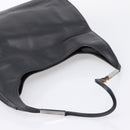 GUCCI Shoulder Bag Leather Black Silver 001 3167 Auth ep16066-7