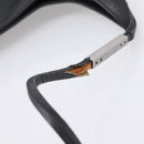 GUCCI Shoulder Bag Leather Black Silver 001 3167 Auth ep16066-8