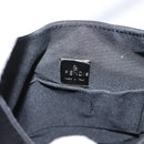 FENDI Mamma Baguette Shoulder Bag Cotton Jersey Black Silver Auth ep16070A-19