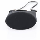 FENDI Mamma Baguette Shoulder Bag Cotton Jersey Black Silver Auth ep16070A-5