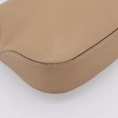 GUCCI Jackie Shoulder Bag Leather Beige Silver 362968 Auth ep16073V-14