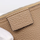 GUCCI Jackie Shoulder Bag Leather Beige Silver 362968 Auth ep16073V-11