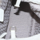 Christian Dior Lady Dior Canage Hand Bag Leather White Silver Auth ep16079-19