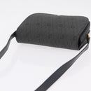 Christian Dior Honeycomb Canvas Shoulder Bag PVC Black Gold Auth ep16081A-6