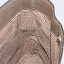 FENDI Zucchino Canvas Shoulder Bag PVC Beige Auth ep16083-24