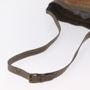 FENDI Zucchino Canvas Shoulder Bag PVC Beige Auth ep16083-8