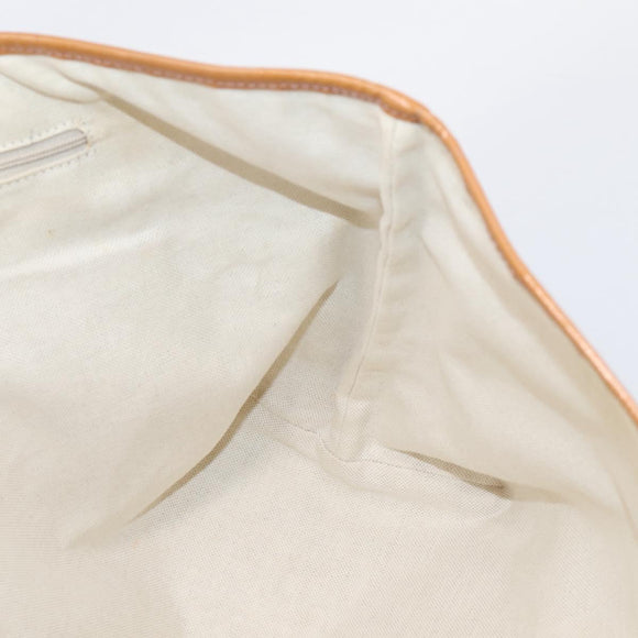 GUCCI GG Canvas Tote Bag Beige Gold 211970 Auth ep16087