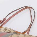 GUCCI GG Canvas Tote Bag Beige Gold 211970 Auth ep16087-9