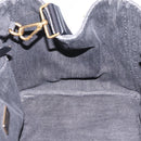 PRADA Canapa MM Hand Bag Canvas 2way Black Gold Auth ep16090-21