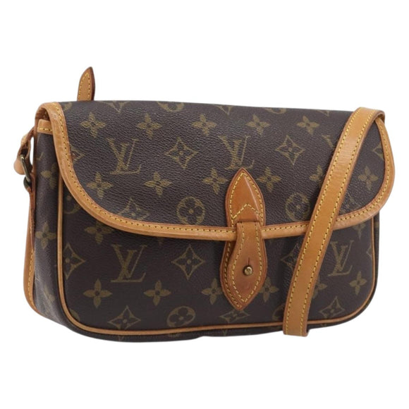 LOUIS VUITTON Monogram Gibeciere PM Shoulder Bag M42248 LV Auth ep16092A