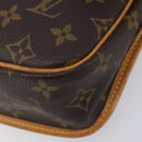 LOUIS VUITTON Monogram Gibeciere PM Shoulder Bag M42248 LV Auth ep16092A-16
