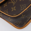 LOUIS VUITTON Monogram Gibeciere PM Shoulder Bag M42248 LV Auth ep16092A-17