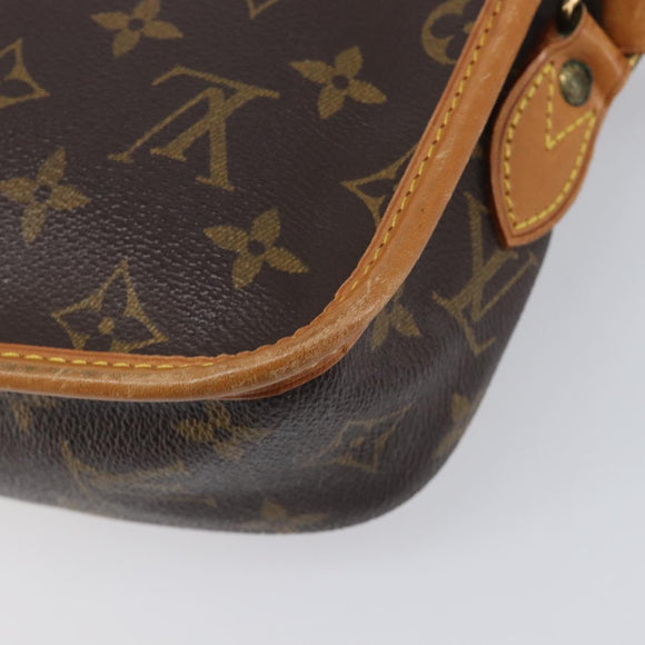 LOUIS VUITTON Monogram Gibeciere PM Shoulder Bag M42248 LV Auth ep16092A