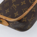 LOUIS VUITTON Monogram Gibeciere PM Shoulder Bag M42248 LV Auth ep16092A-19
