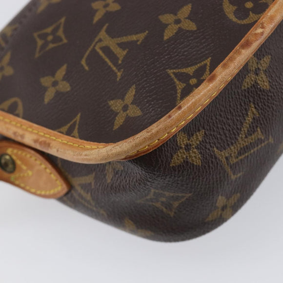 LOUIS VUITTON Monogram Gibeciere PM Shoulder Bag M42248 LV Auth ep16092A