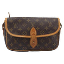 LOUIS VUITTON Monogram Gibeciere PM Shoulder Bag M42248 LV Auth ep16092A-13