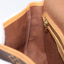 LOUIS VUITTON Monogram Gibeciere PM Shoulder Bag M42248 LV Auth ep16092A-28